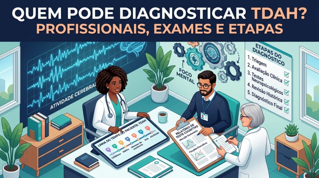 Quem Pode Diagnosticar TDAH? Profissionais, Exames e Etapas