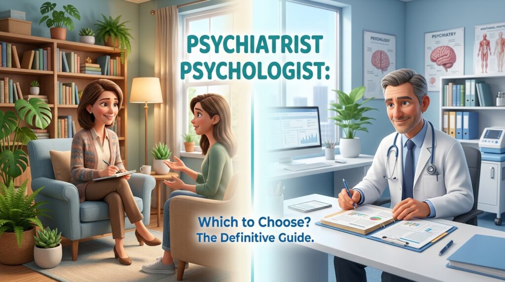 Psiquiatra ou Psicólogo: Qual Escolher? Guia Definitivo