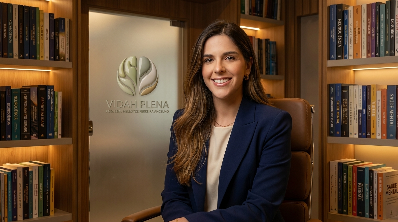 Dra. Helloyze Ferreira Ancelmo, psiquiatra especialista em bem-estar mental