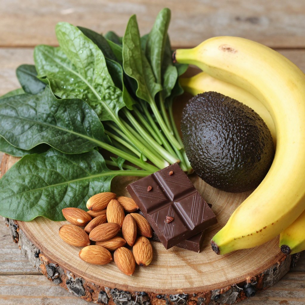 Magnesium-rich foods for PMDD management