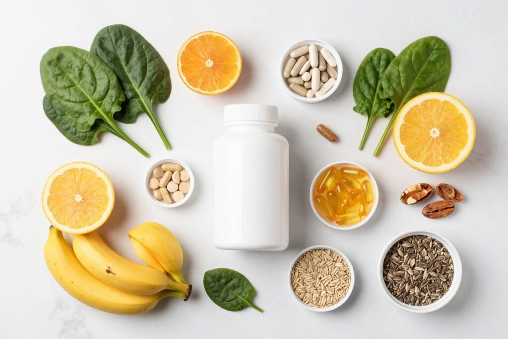 Variety of supplements and natural remedies for PMDD treatment