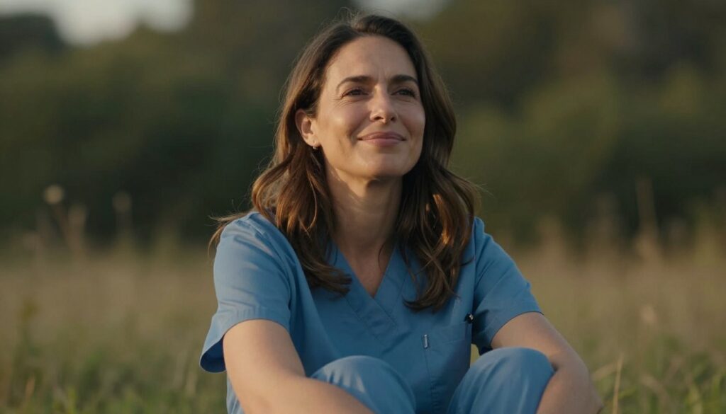 Woman experiencing hope, recovery, emotional healing, peace and resilience from anxiety