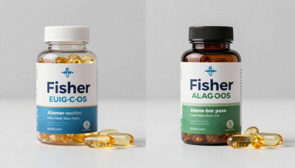 fish oil and algae omega-3 supplements comparison