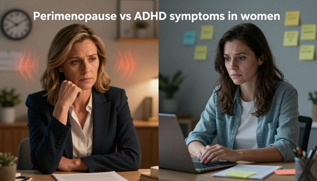 perimenopause vs adhd