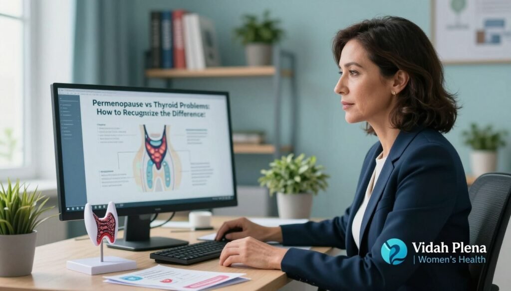 perimenopause vs thyroid problems